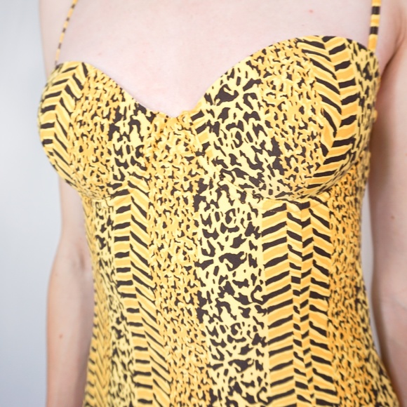ONIA Belle Animal Print One Piece Swimsuit NWT - Picture 6 of 7